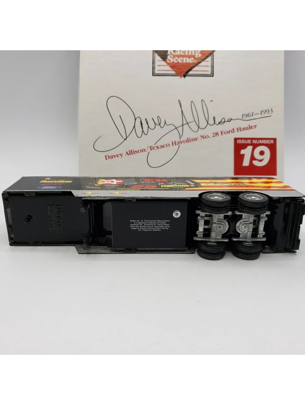 VTG Winross Die Cast Trucks NIB Davey Allison Texaco Havoline #28 Ford Hauler